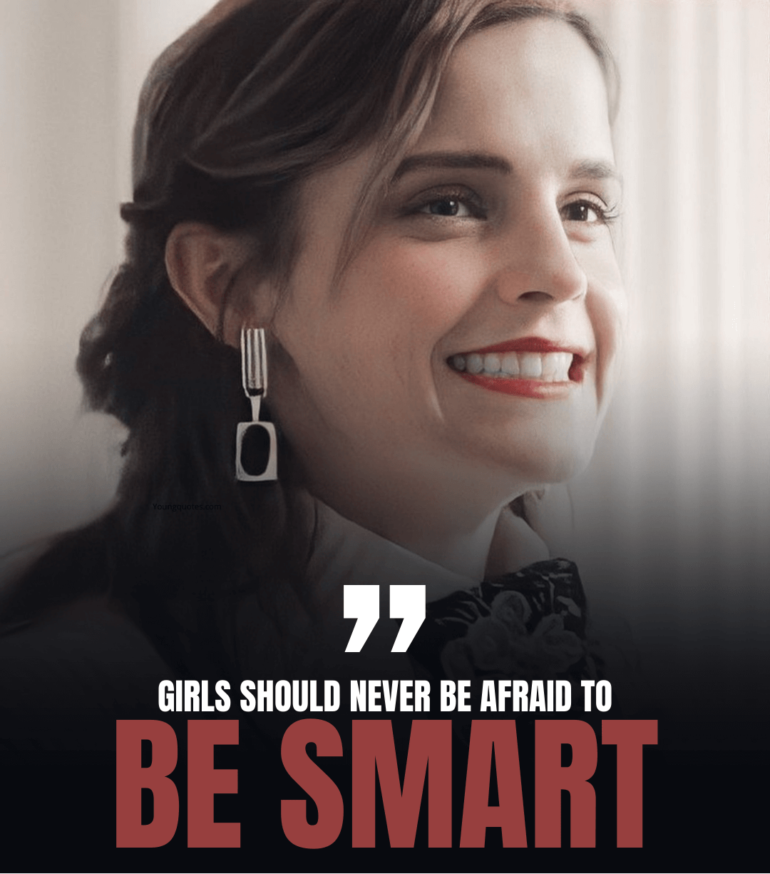 Emma on girls - Girls should never be afraid to be smart.