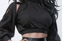 Default_a_close_up_of_a_woman_in_a_black_top_and_leather_short_5_bf9ed37c-1464-4fbd-9eb8-ba2eb26a3401_0-1