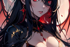 a-close-up-of-a-beautiful-elegant-demon-anime-queen-in-a-golden-dress-with-red-eyes-3