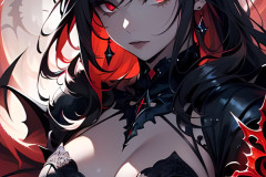 a-close-up-of-a-beautiful-elegant-demon-anime-queen-in-a-golden-dress-with-red-eyes-7