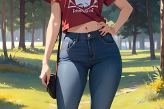 ai-art-of-an-anime-girl-wearing-red-top-and-blue-jeans