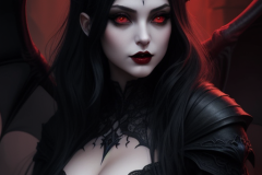 ai-art-of-beautiful-denom-girl-with-red-eyes-and-black-dress-1