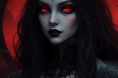 ai-art-of-beautiful-denom-girl-with-red-eyes-and-black-dress-4